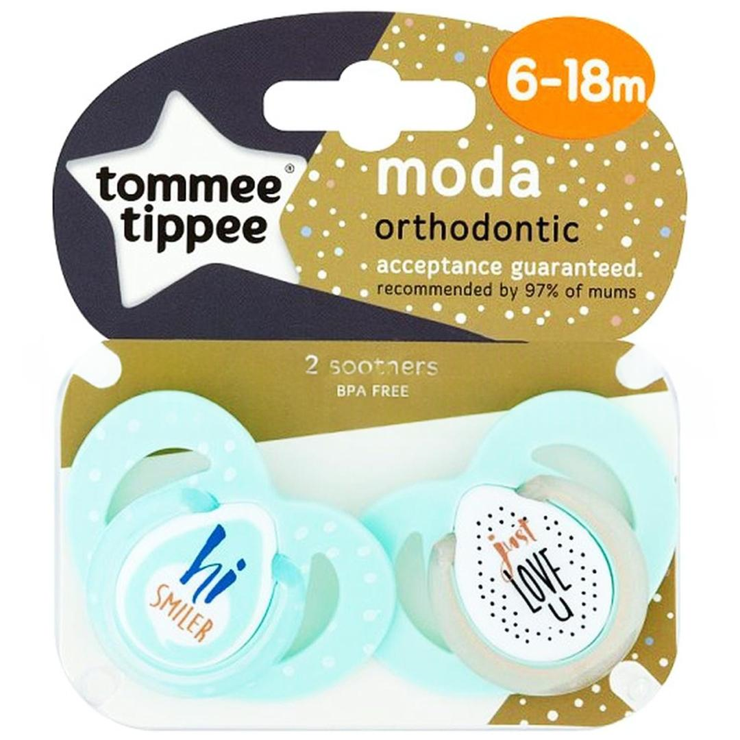Tommee Tippee Moda Orthodontic 6-18 Ay Emzik 2'li