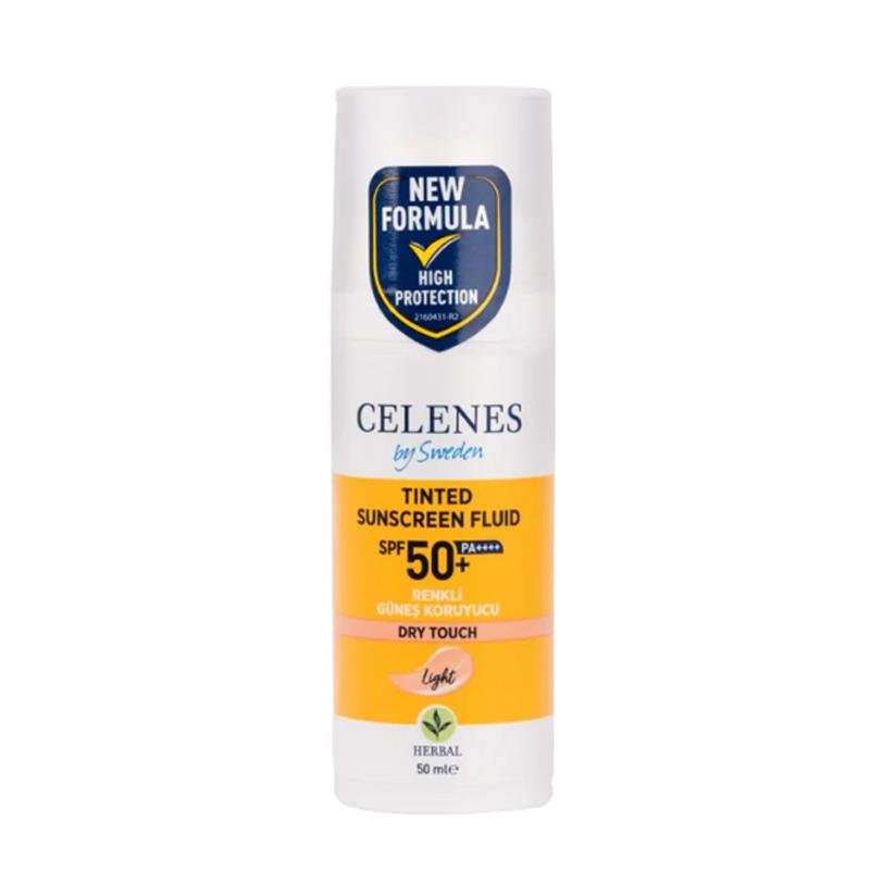 Celenes Herbal Renkli Güneş Kremi Dry Touch Light SPF50 50 ml