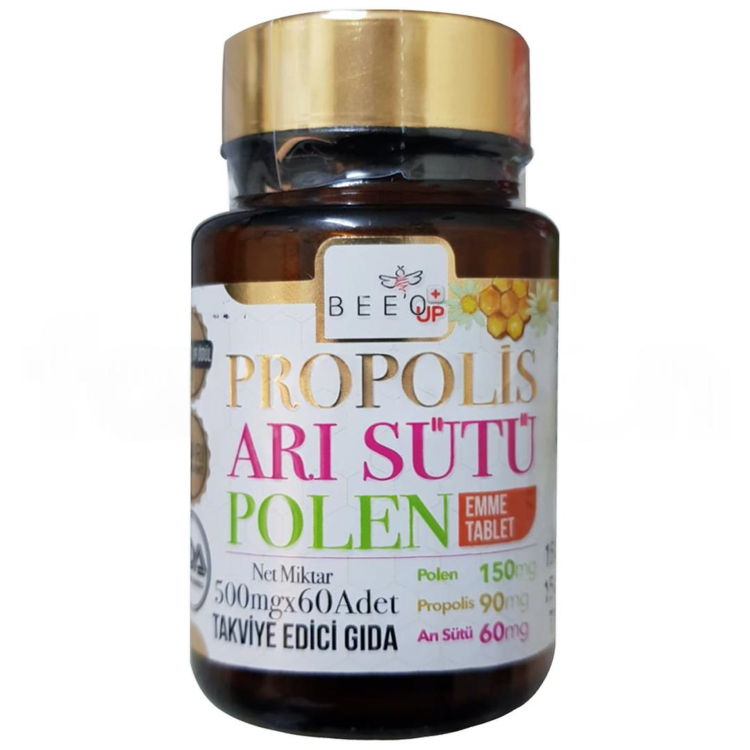 Bee'o Up Propolis Arı Sütü Polen Çocuk 60 Çiğneme Tableti