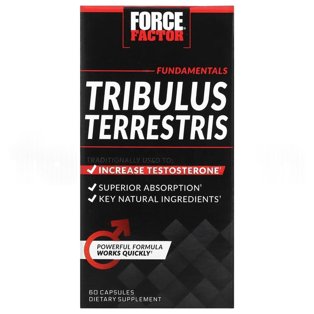 Force Factor Tribulus Terrestris Testosterone Booster 60 Capsules - İthal