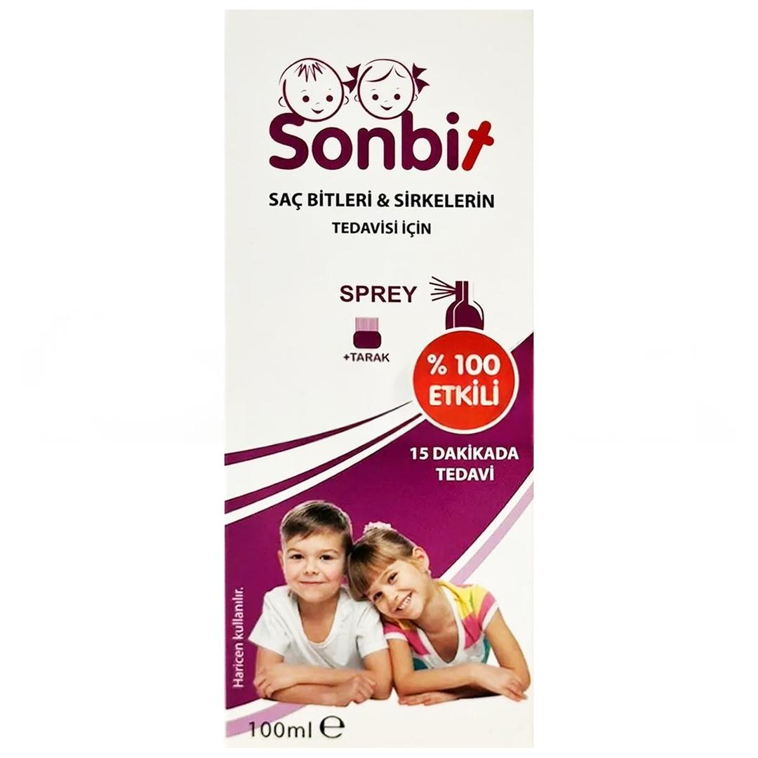 Sonbit Bit Spreyi 100 ml + Çelik Tarak