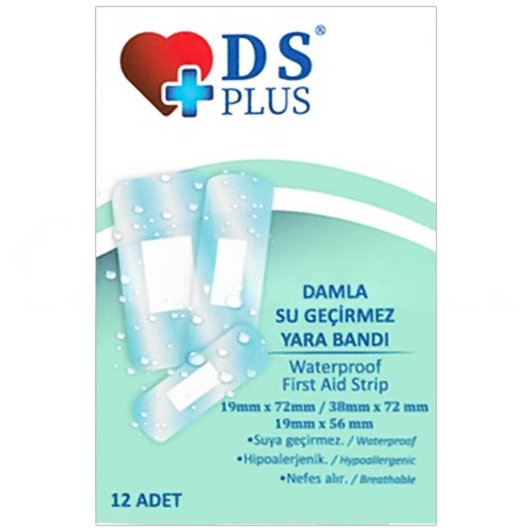 Damla Sağlık Plus Yarabandı Su Geçirmez 12'li