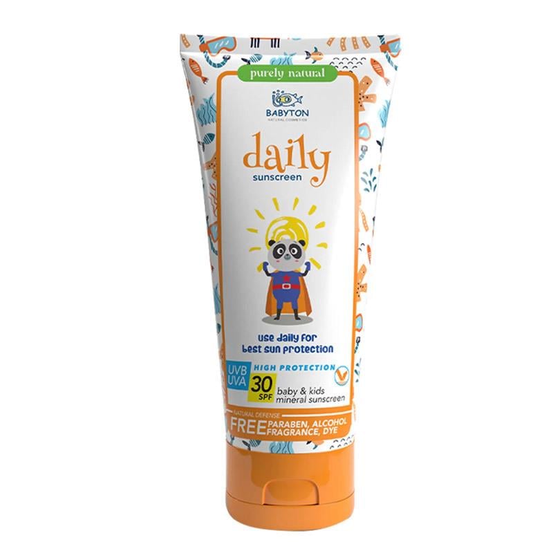 Babyton Bebek ve Çocuklar İçin Günlük Güneş Koruyucu Krem SPF30+ 50 ml