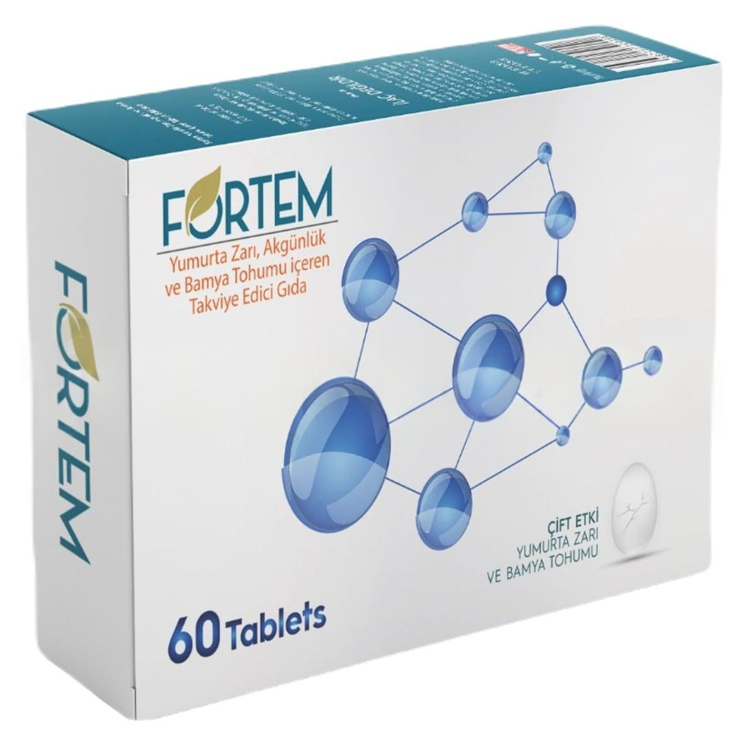 Fortem Yumurta Zarı ve Bamya Tohumu 60 Tablet