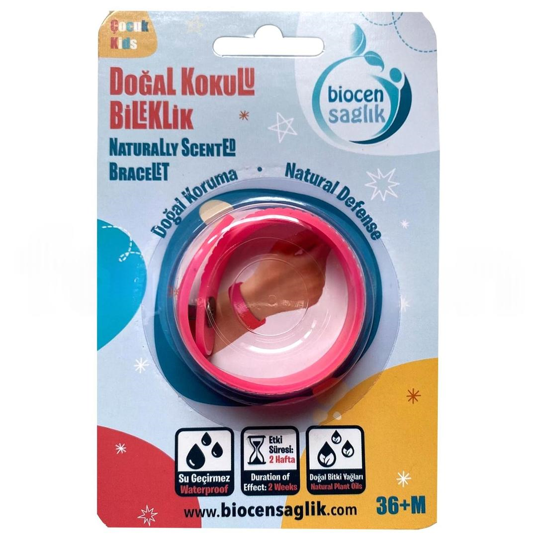 Biocen Doğal Sivrisinek Kovucu Bileklik Çocuk Mavi