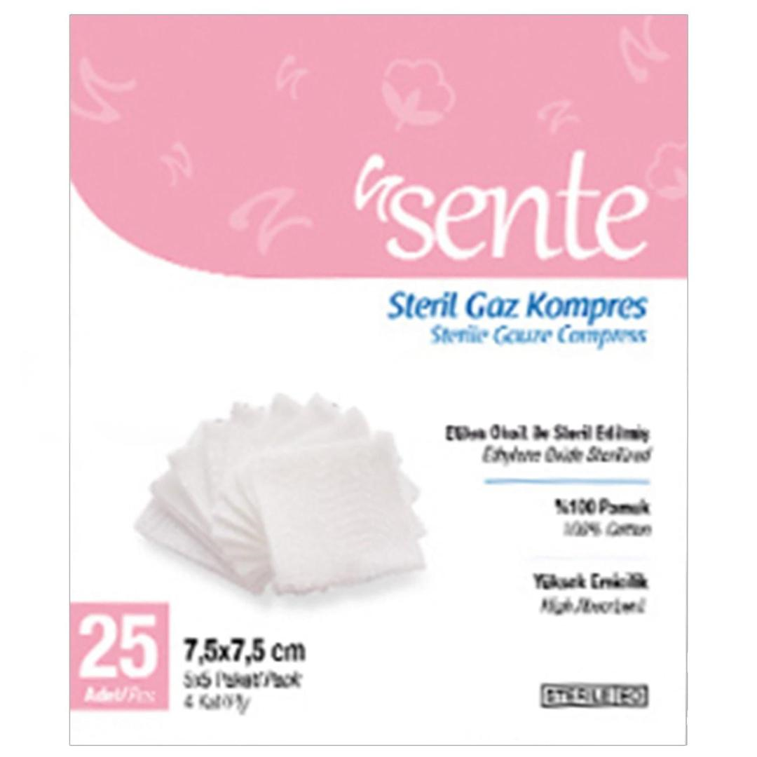 Sente Steril Gaz Kompres 25 Adet