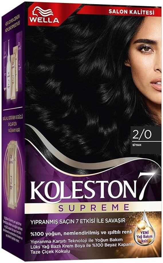 Wella Koleston 2/0 Siyah Saç Boyası
