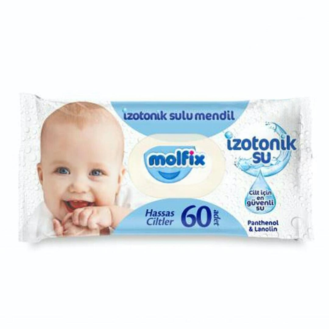 Molfix İzotonik Sulu Mendil Hassas Ciltler 60'lı