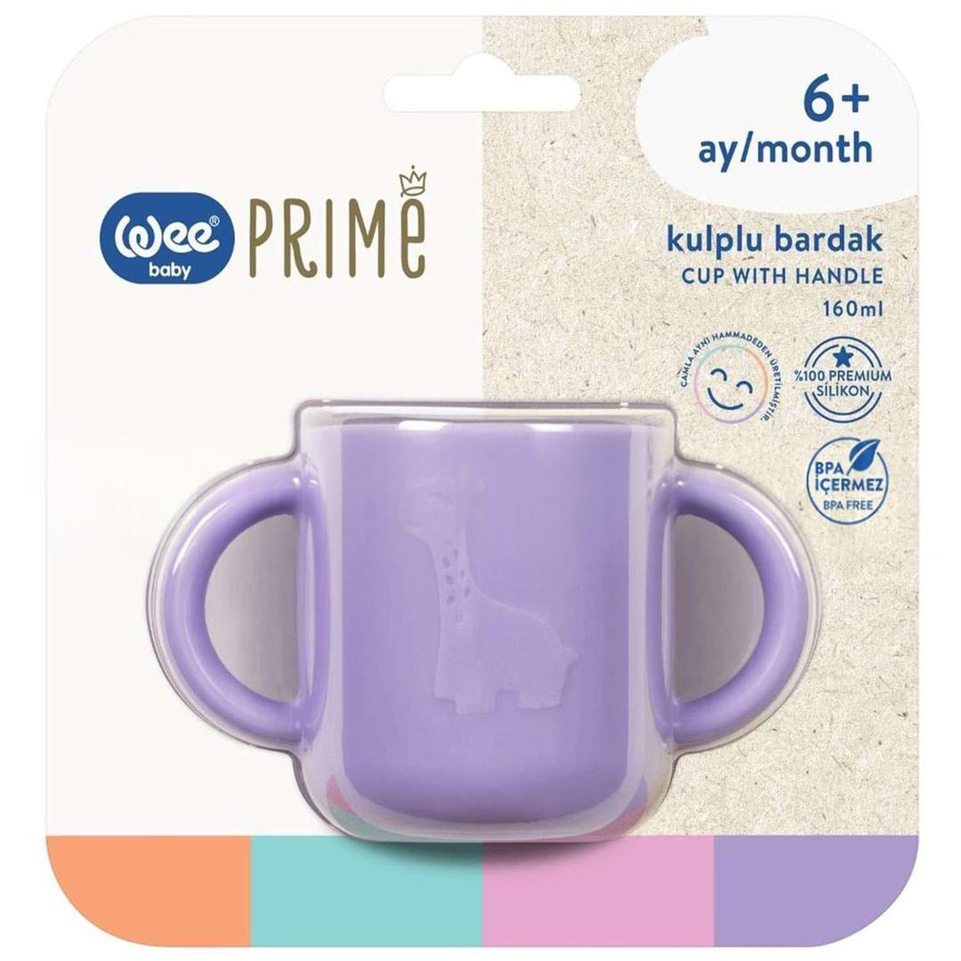 Wee Baby Prime Silikon Kulplu Bardak 6+ Ay