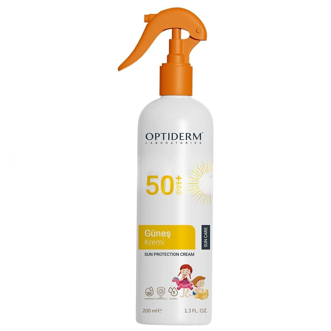 Optiderm Güneş Korumalı Çocuk Vücut Spreyi Spf50+ 200 ml