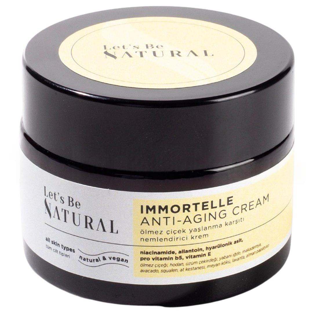 Let's Be Natural Ölmez Çiçek Yaşlanma Karşıtı Nemlendirici Krem 50 ml