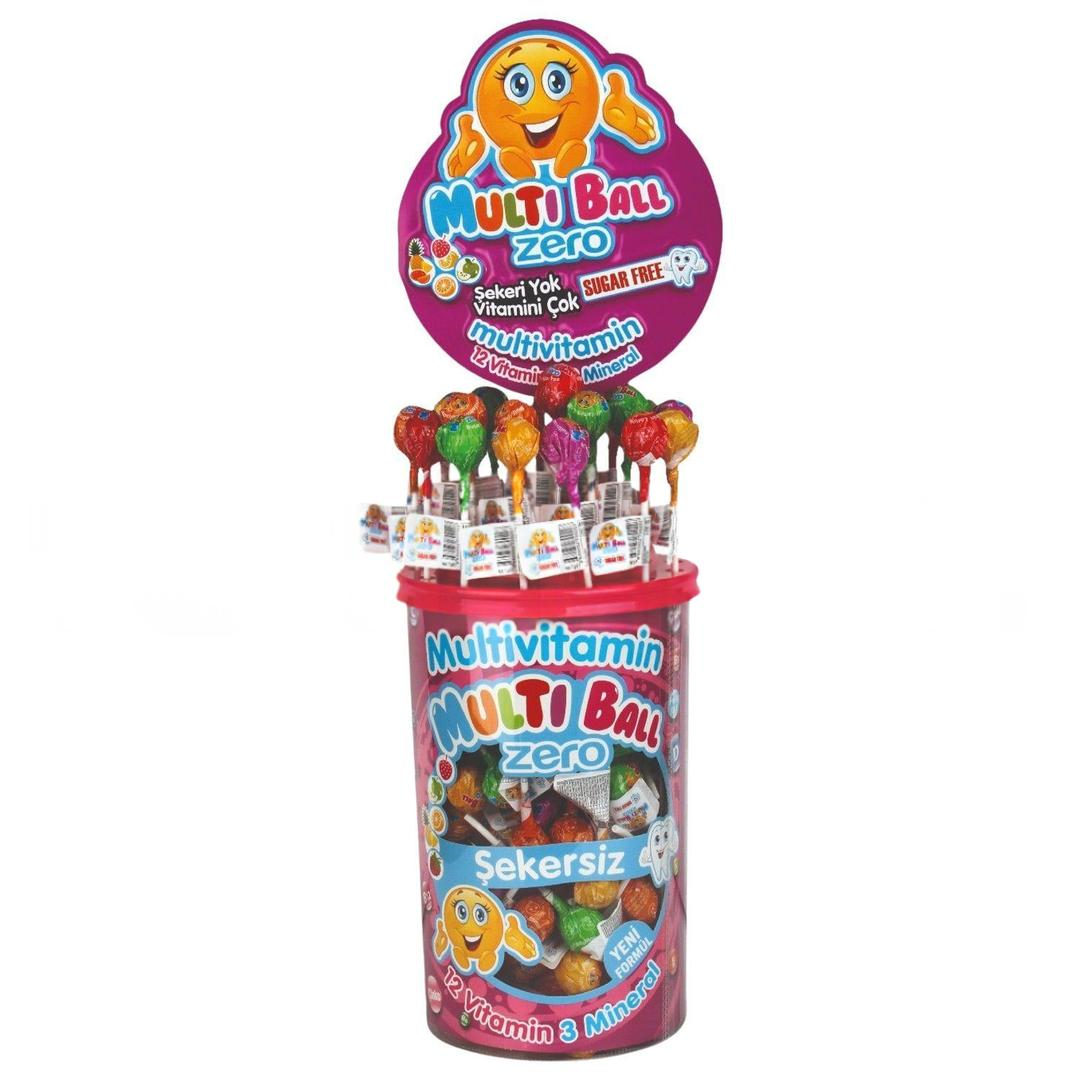 Multiball Lolipop Multivitamin Zero 150'li Paket