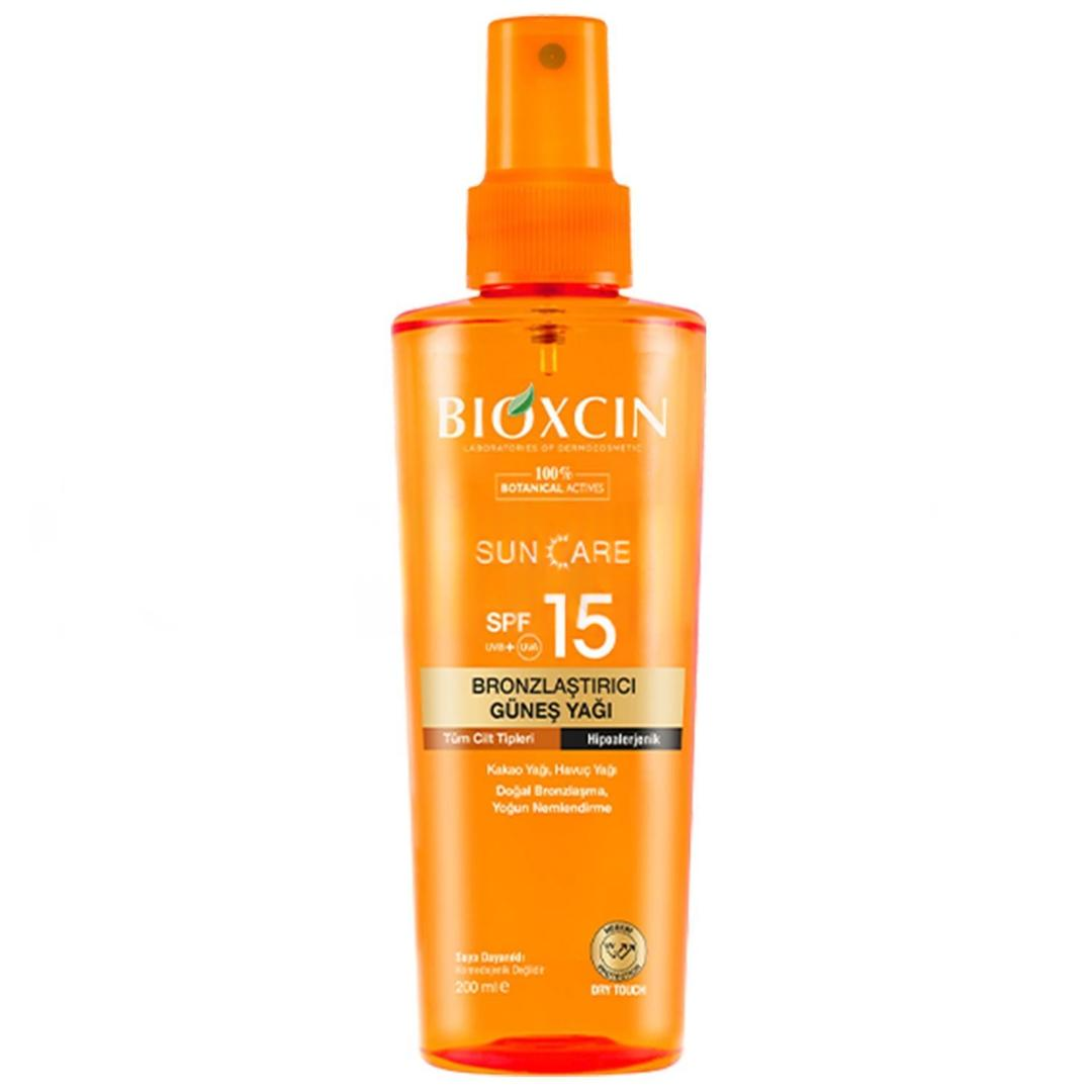 Bioxcin Sun Care Bronzlaştırıcı Güneş Yağı SPF15 200 ml - Eski Ambalaj