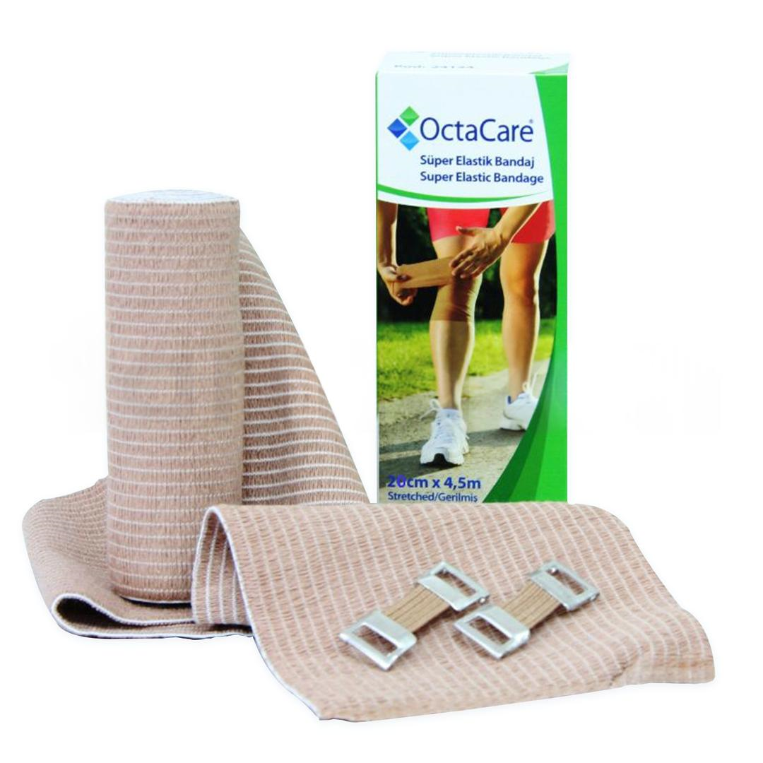 Octacare Süper Elastik Bandaj 20cm x 4,5m