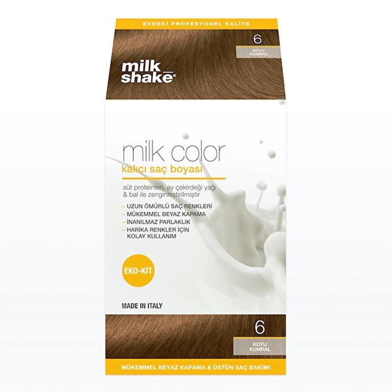 Milk Shake Milk Color Kalıcı Saç Boyası 6 - Koyu Kumral
