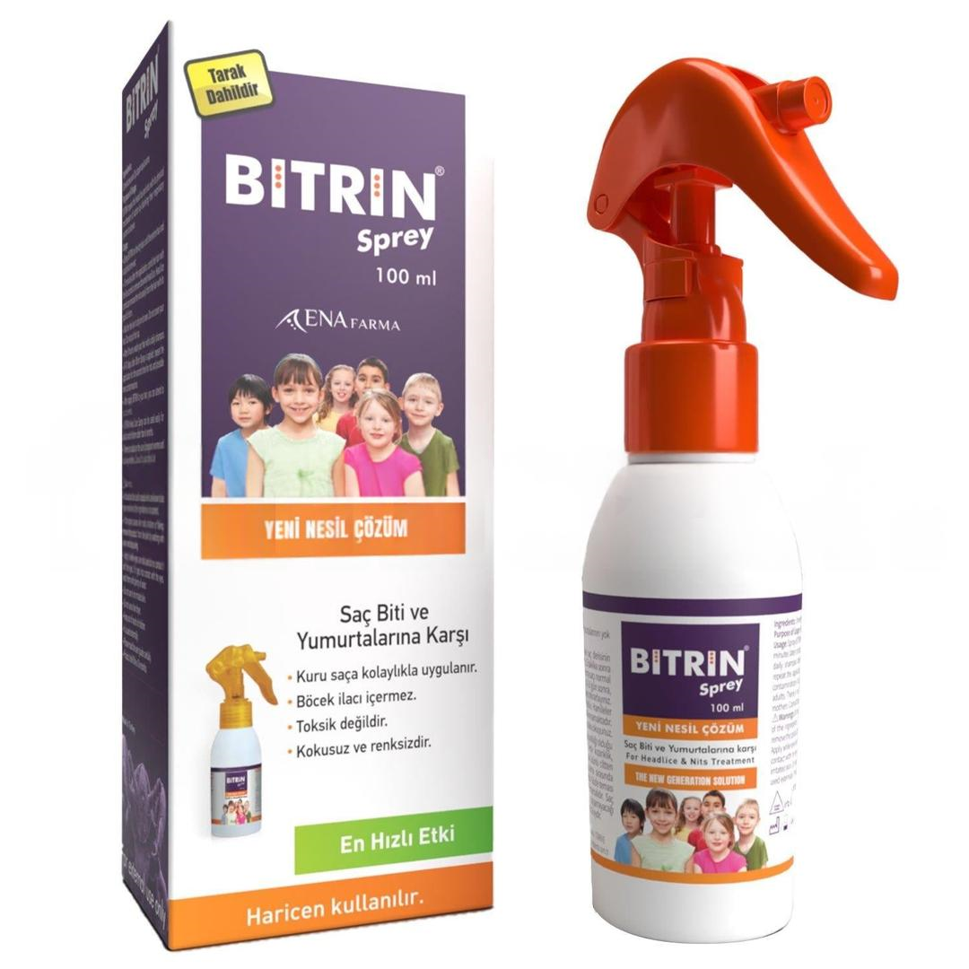 Bitrin Sprey Metal Tarak Hediyeli 100 ml