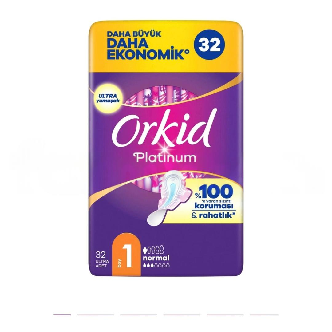 Orkid Platinum Normal Hijyenik Ped 32'li