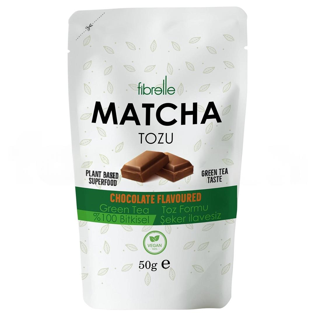 Fibrelle Matcha Çikolata Aromalı 50 gr