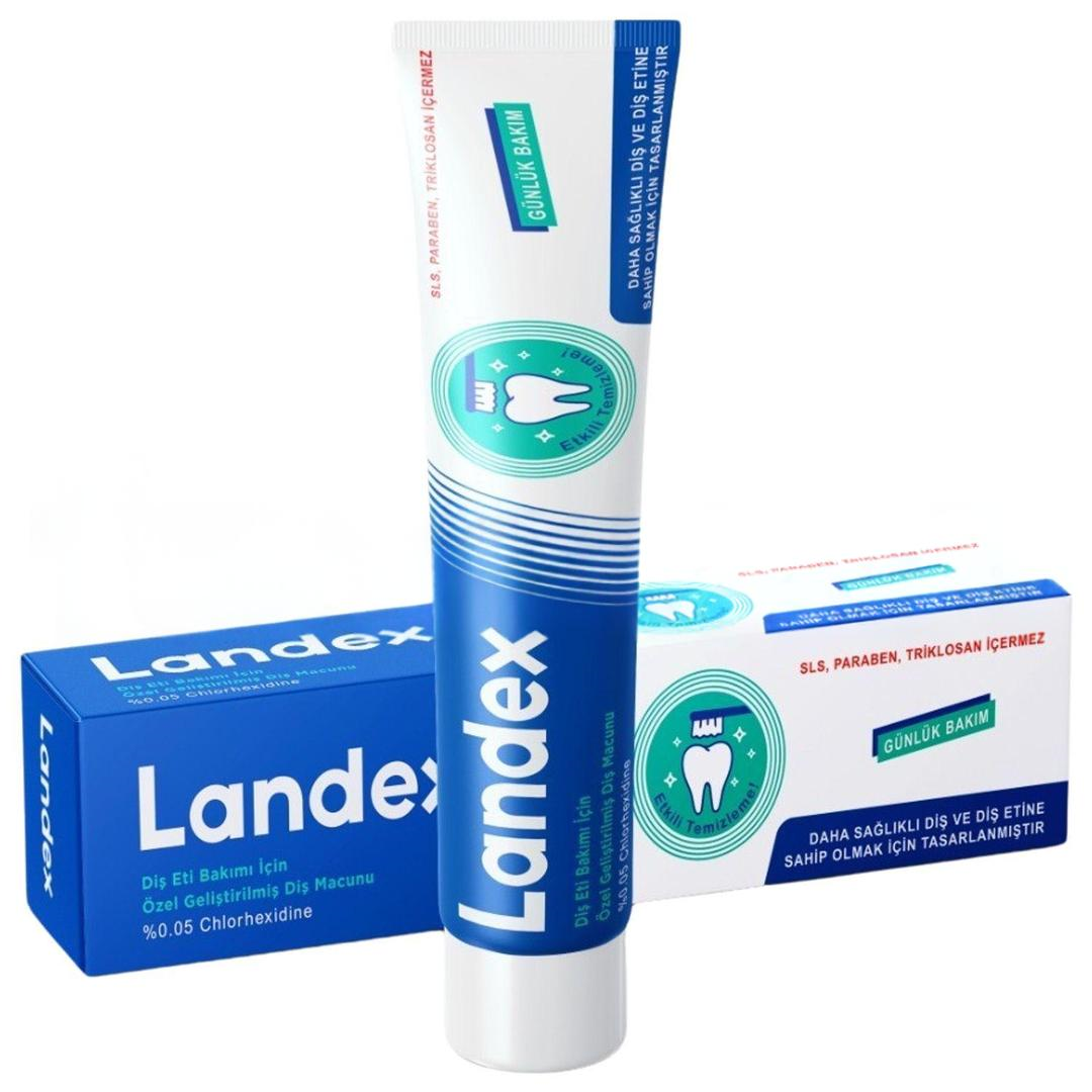 Landex Klorheksidinli Günlük Bakım Diş Macunu 75 ml