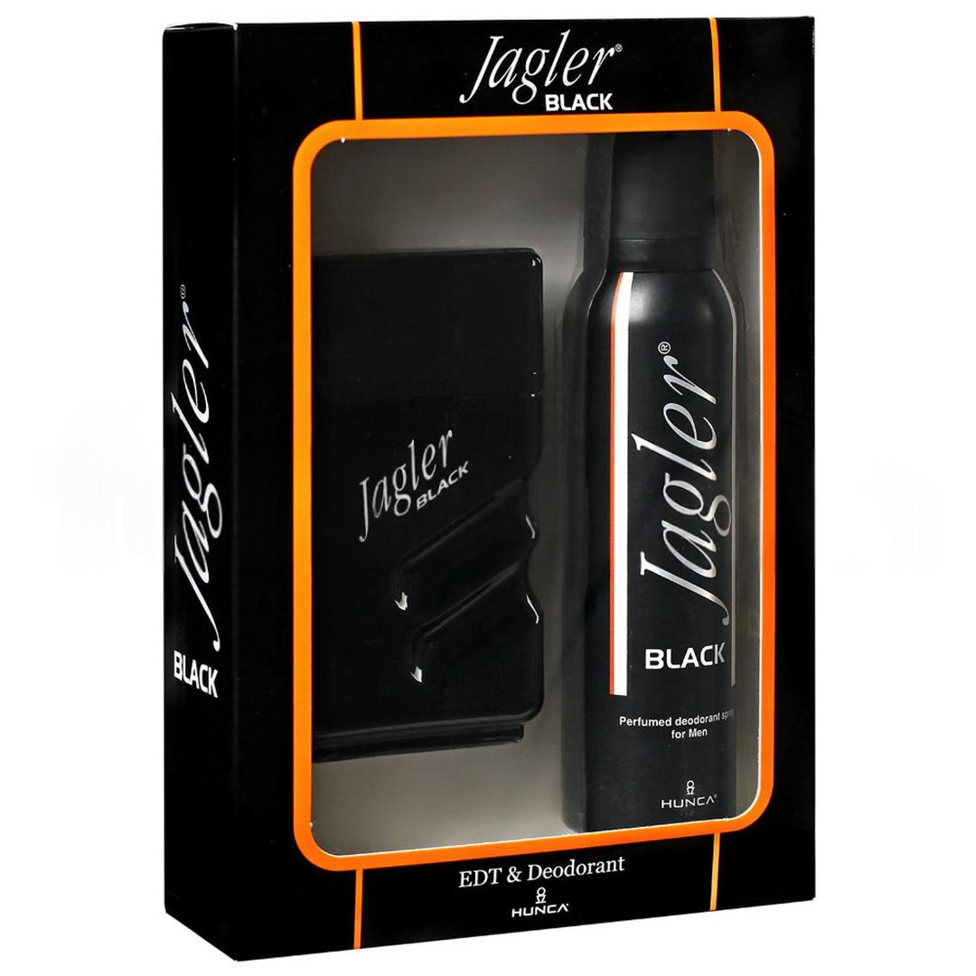Jagler Black EDT 90 ml + Deodorant For Men 150 ml