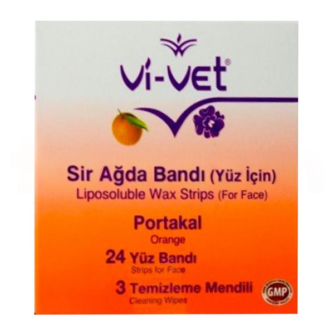 Vi-Vet Ağda Bandı Yüz Bölgesi Portakal 24'lü