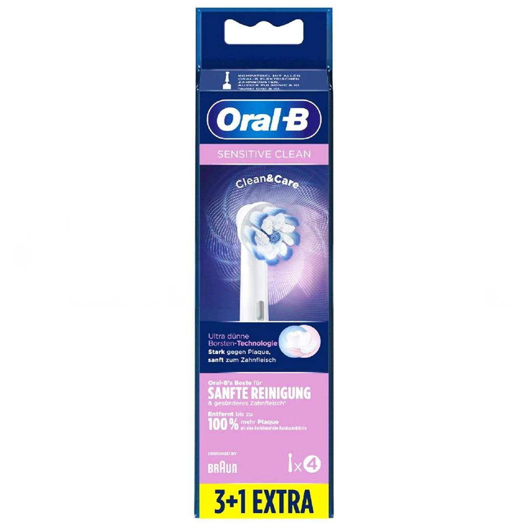 Oral-B Şarjlı Diş Fırçası Yedek Başlığı Sensitive Clean 3+1