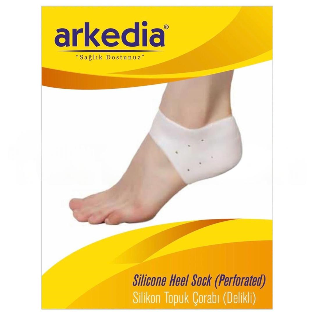 Arkedia 404 Silikon Topuk Çorabı Bedensiz