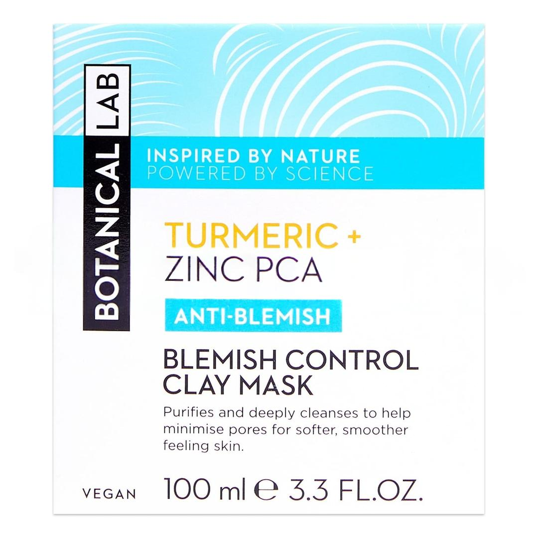 Botanicallab Zerdeçal ve Çinko PCA Akneye Eğilimli Ciltler İçin Kil Maskesi 100 ml