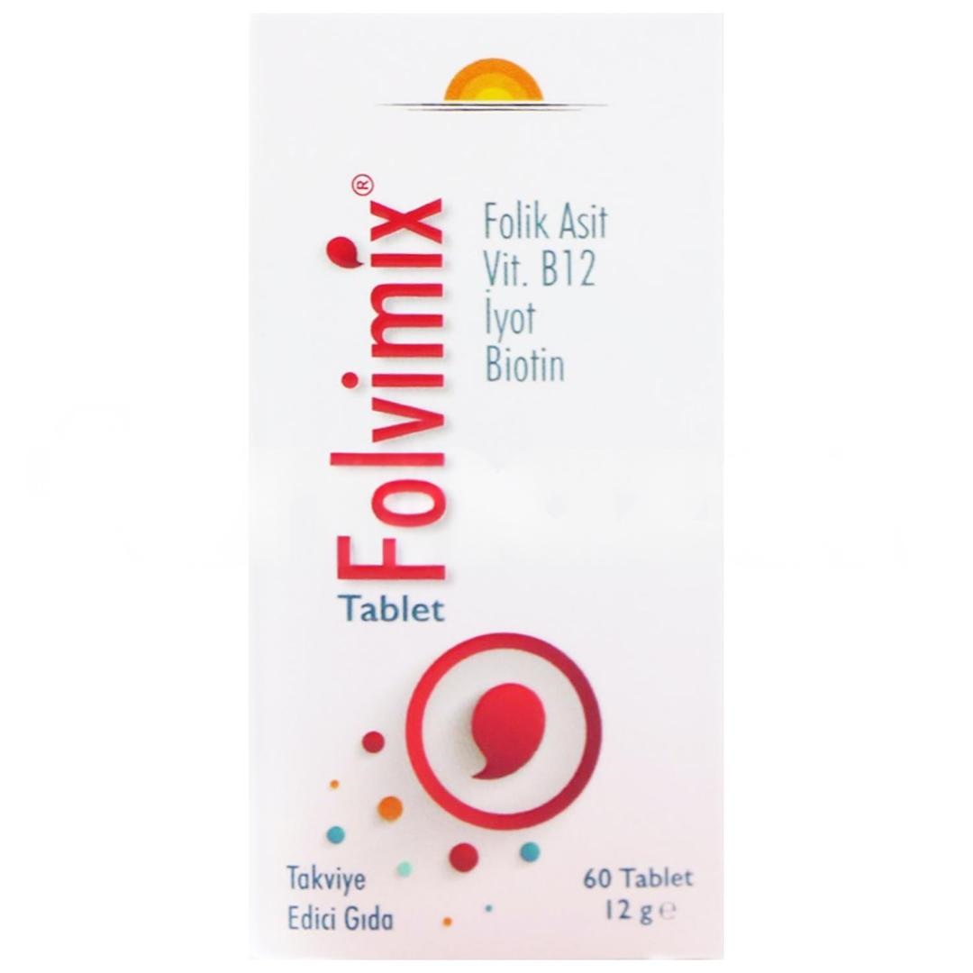 Folvimix Folik Asit 60 Tablet