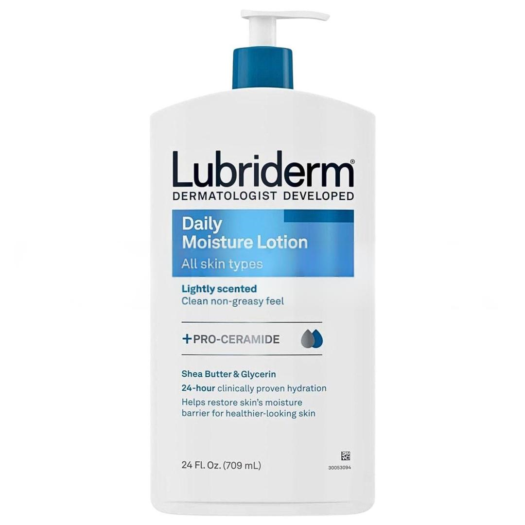 Lubriderm Daily Moisture Kuru Cilt Yüz El ve Vücut Nemlendirici Losyon 24 oz 709 ml