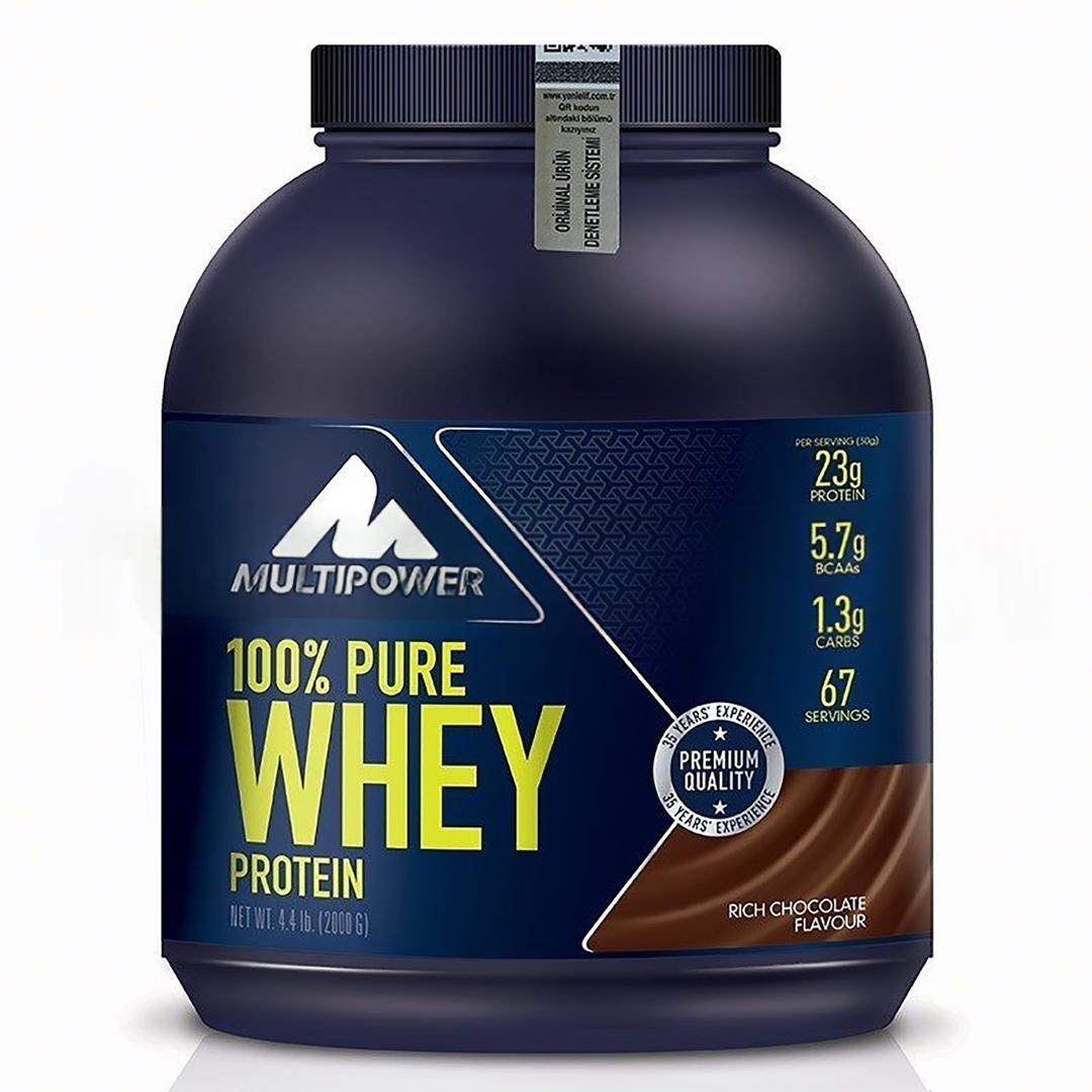 Multipower 100% Pure Whey Protein Çikolata 2000 gr