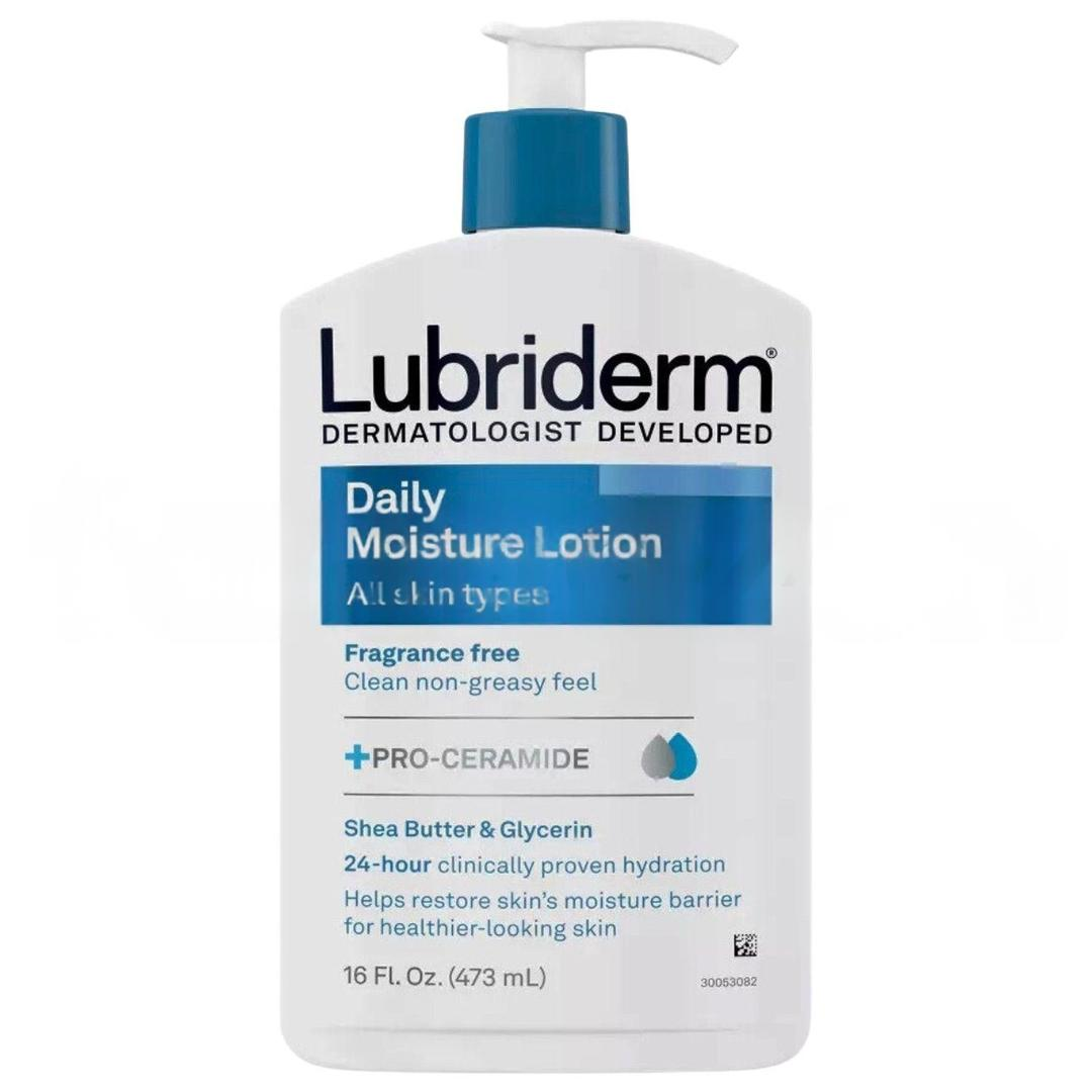 Lubriderm Daily Moisture Nemlendirici Vücut ve El B5 Vitamini Nemlendirici Losyon 16 oz 473 ml