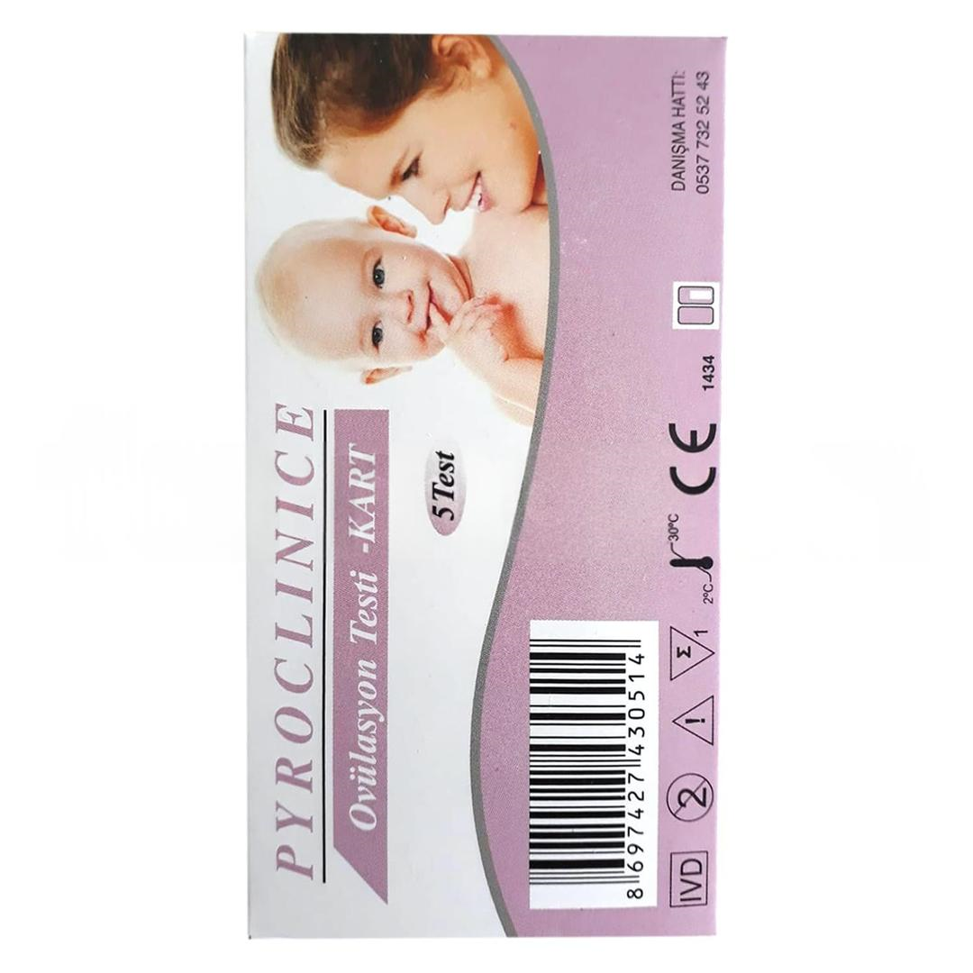 Pyro Clinice Ovülasyon Testi 5 Test - Eski Ambalaj