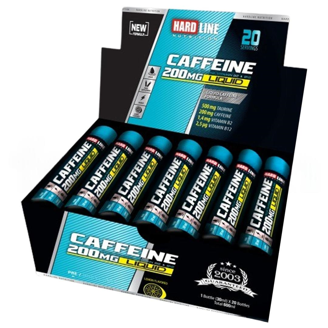 Hardline Nutrition Caffeine 200 mg Liquid 20 Adet 30 ml - Limon