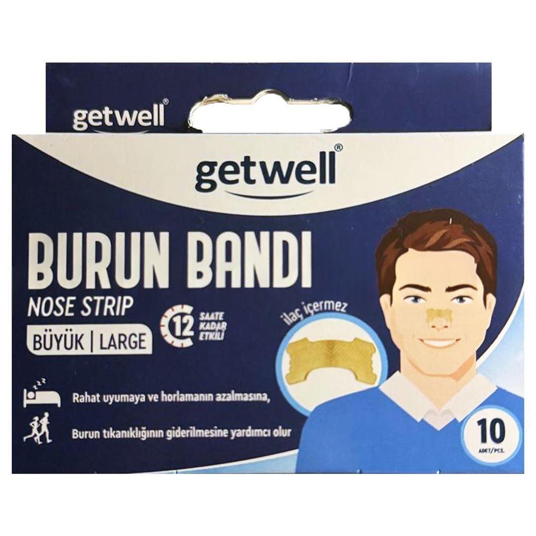 Getwell Large Burun Bandı 10 Adet