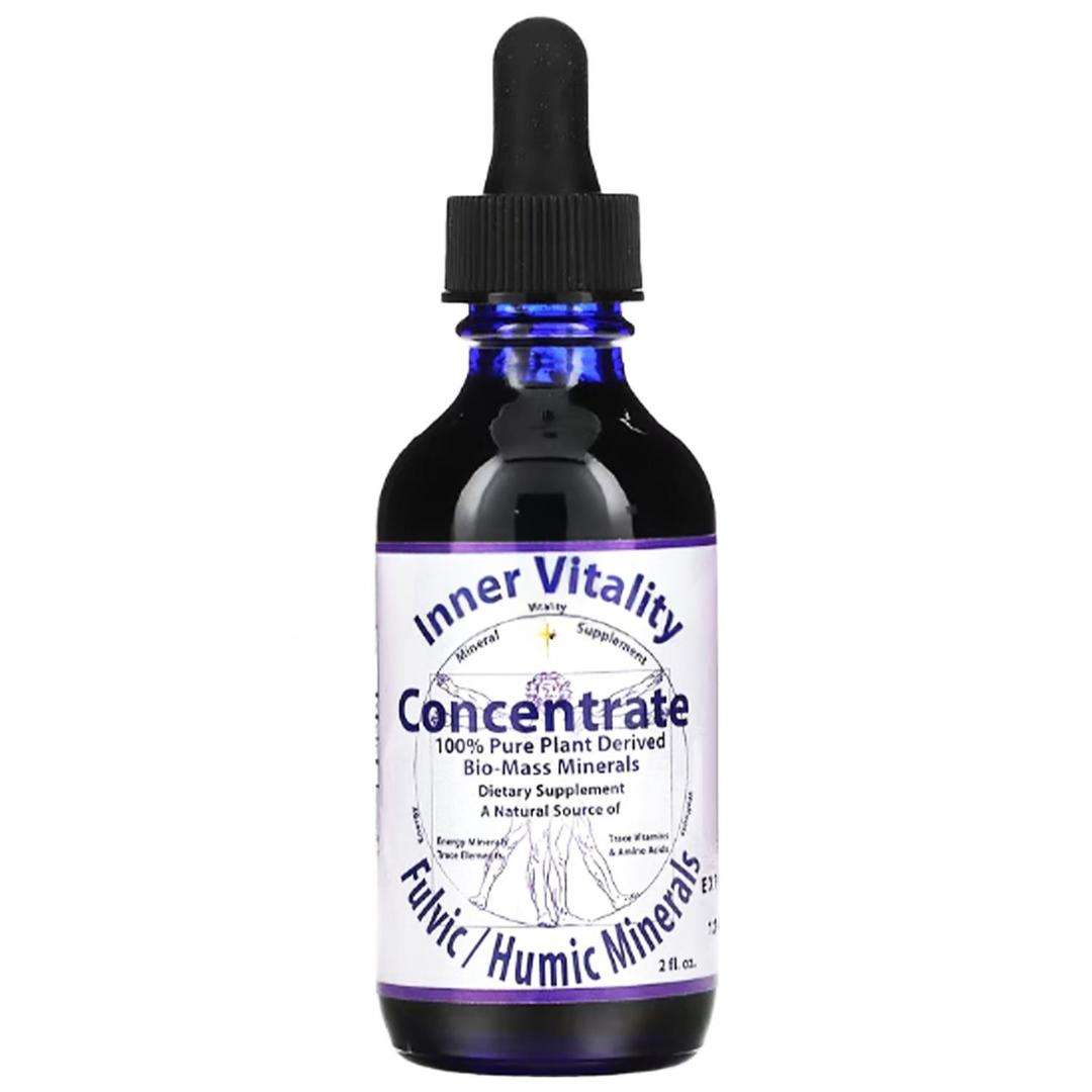Morningstar Minerals Inner Vitality Concentrate Fulvic/Humic Minerals 2 fl oz 59 ml - İthal