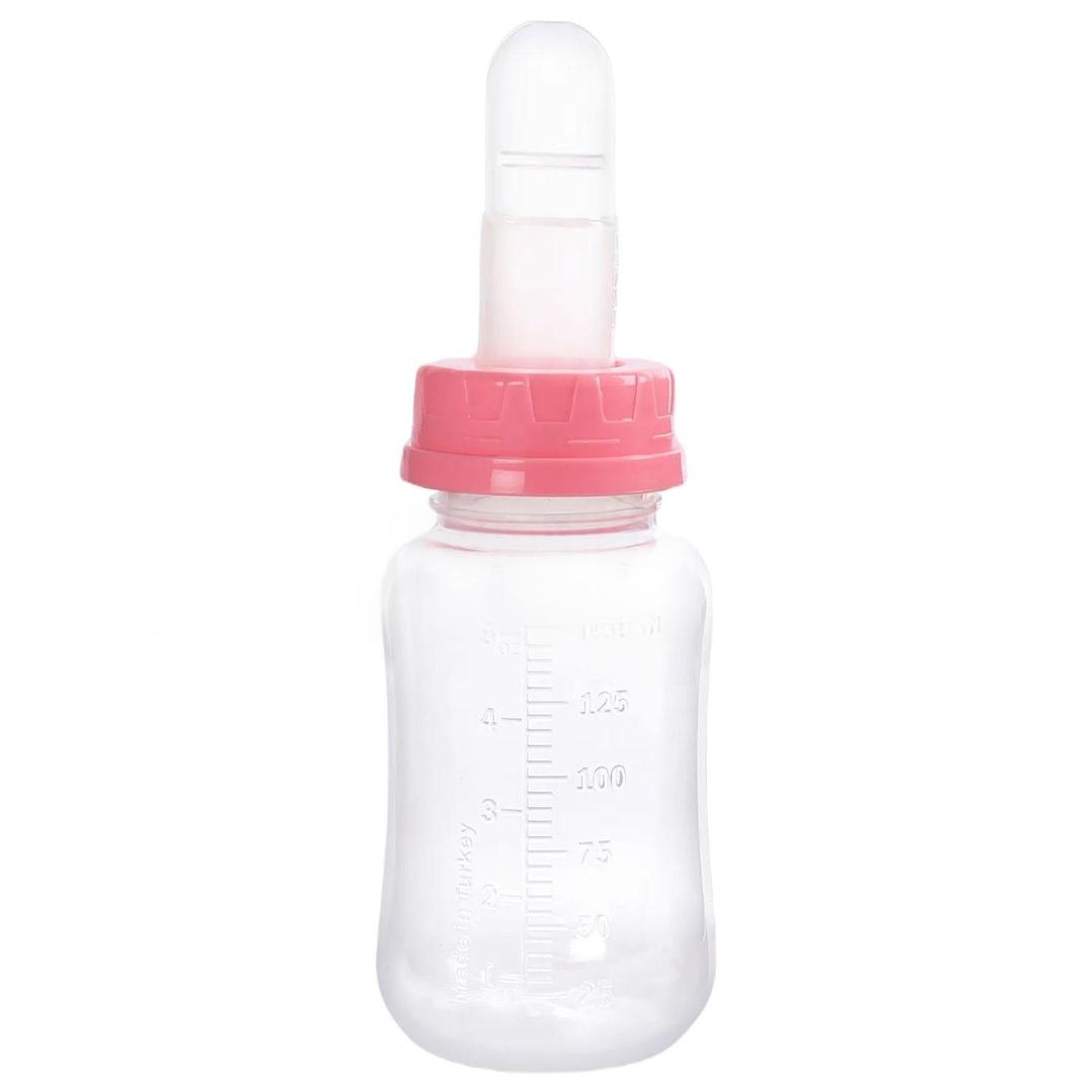 Star Baby Kaşıklı Pembe PP Biberon 150 ml