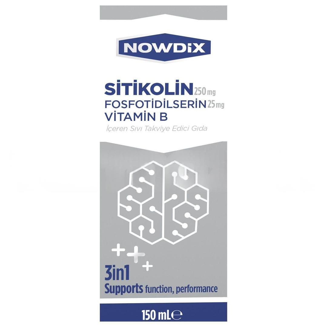 Nowdix Sitikolin Fosfotidilserin 150 ml