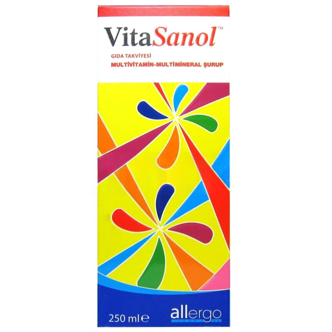 Vitasanol Multivitamin Multimineral Şurup 250 ml