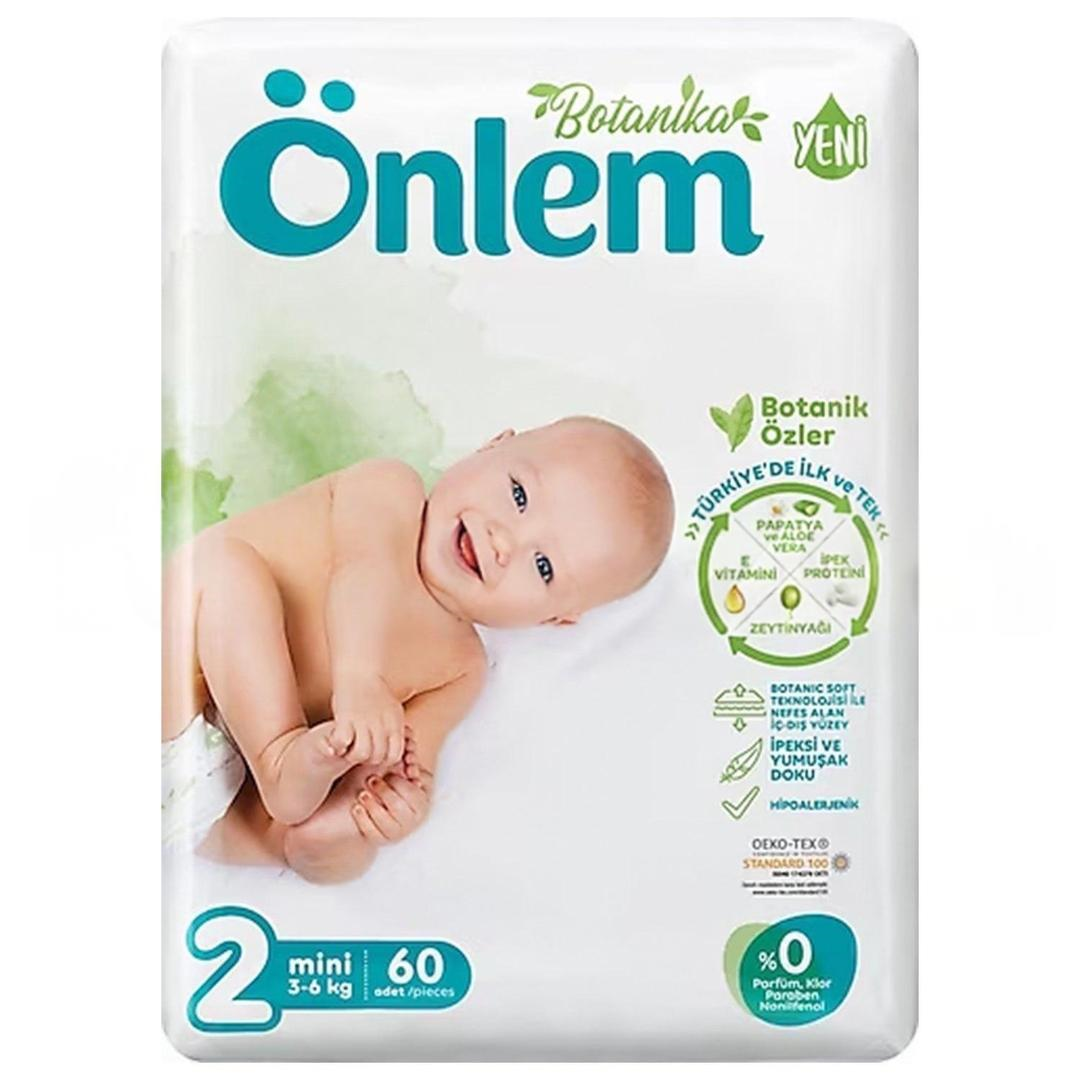 Önlem Botanika Bebek Bezi 2 Numara 60'lı