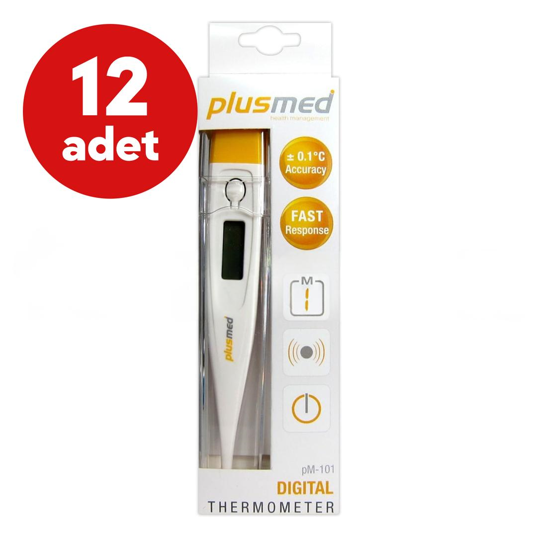 Plusmed PM-101 Dijital Termometre - 12 Adet