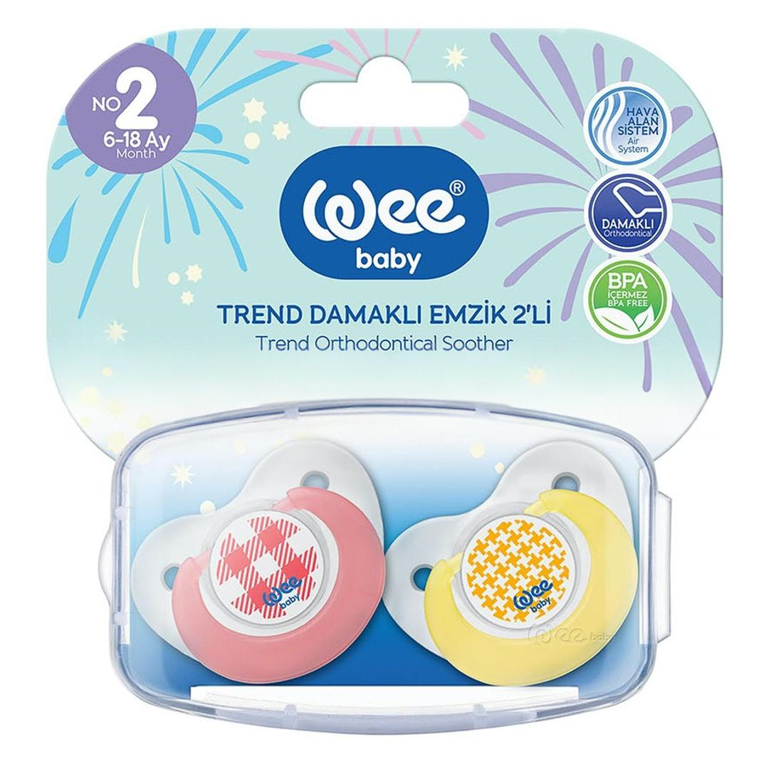 Wee Baby 155 Trend Damaklı Emzik 6-18 Ay 2'li No: 2