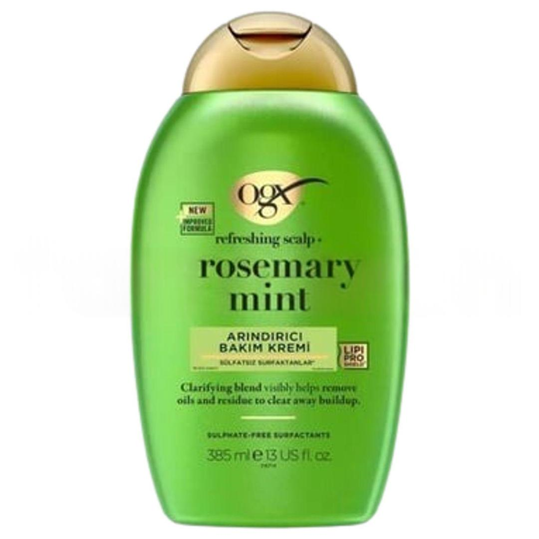 OGX Rosemary Mint Biberiye ve Nane Arındırıcı Saç Bakım Kremi 385 ml