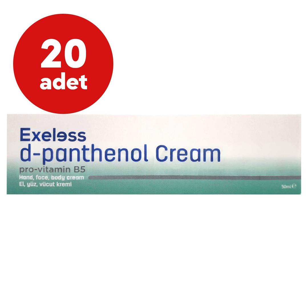 Exeless D-Panthenol Cream 50 ml - 20 Adet