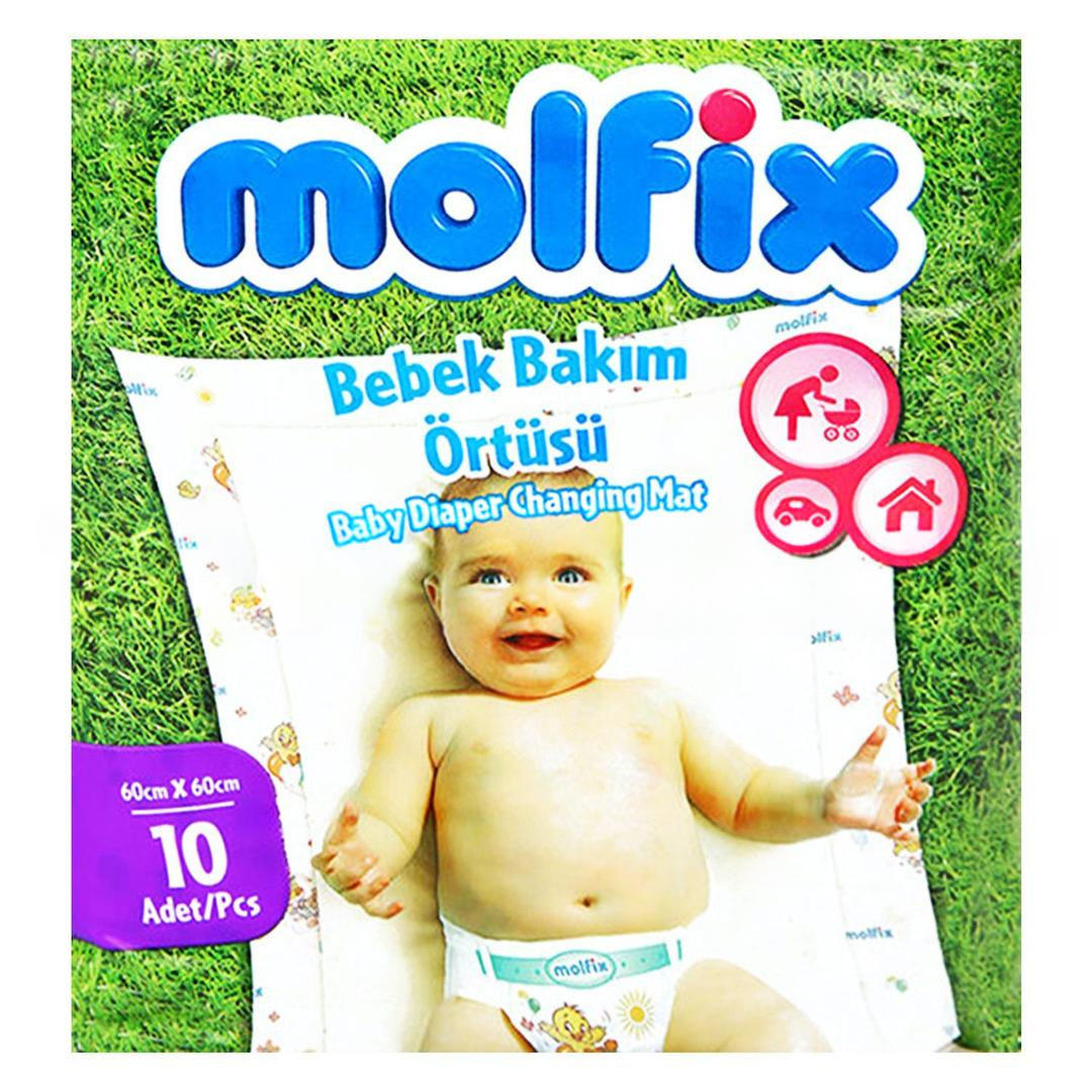 Molfix Bebek Bakım Örtüsü 60 x 60 cm 10'lu - Eski Ambalaj
