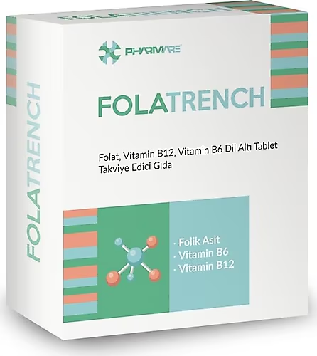FOLATRENCH B12 B6 60 TABLET