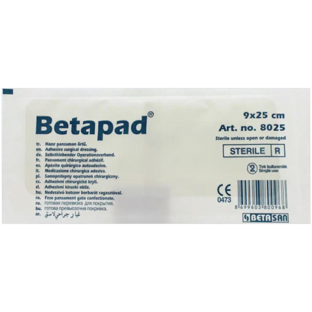 Betapad Hazır Pansuman Örtüsü 9cm x 25cm