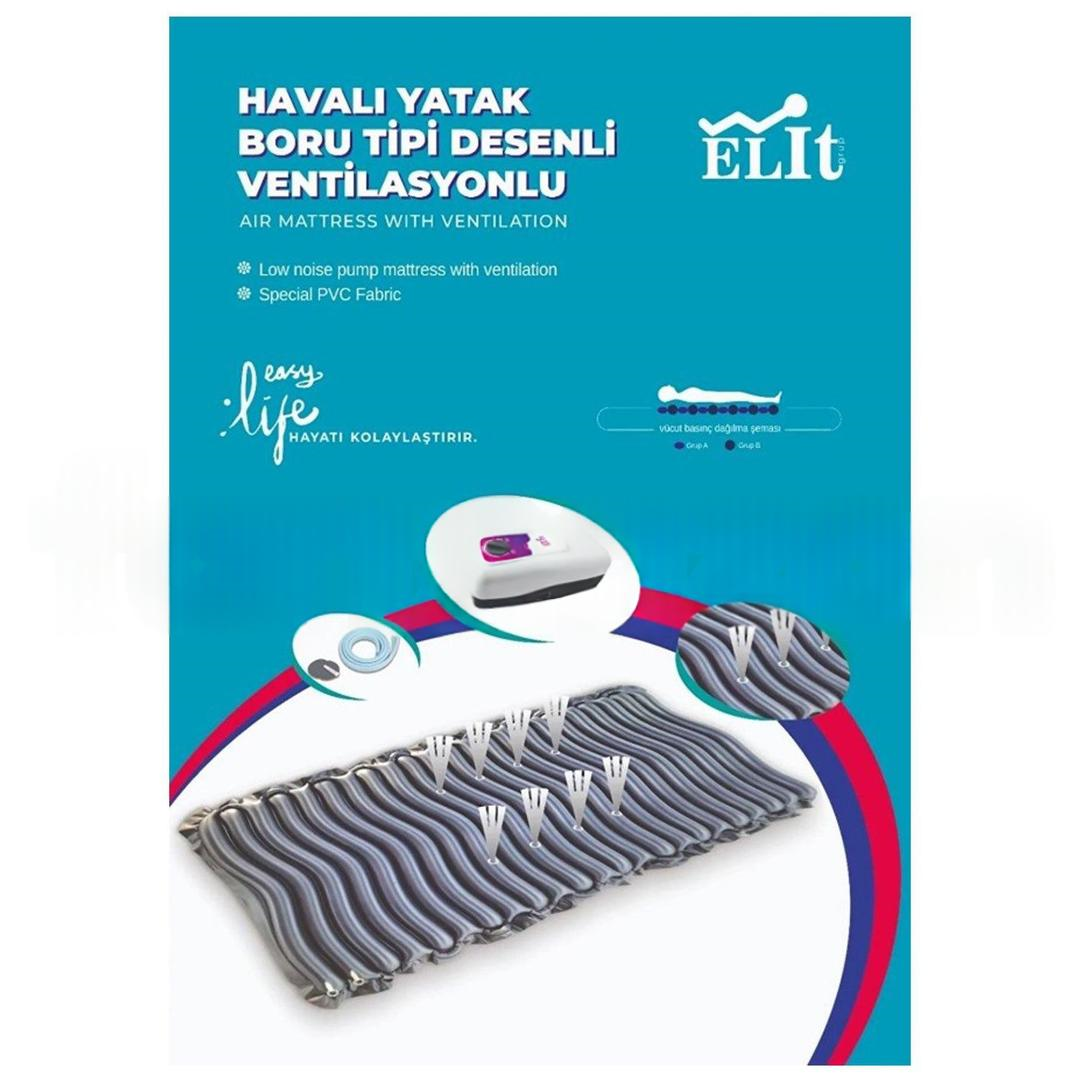Elit Ventilasyonlu Boru Tipi Havalı Yatak