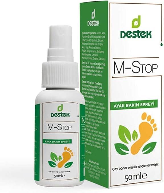 Destek 50 ml M-Stop Ayak Bakım Spreyi