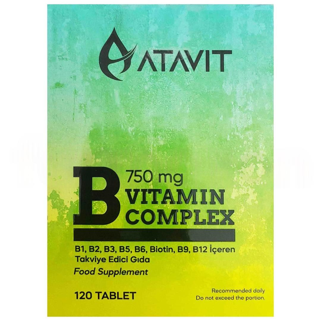 Atavit B Vitamin Complex 750 mg 120 Tablet - Eski Ambalaj
